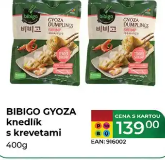 Tamda Foods BIBIGO GYOZA knedlík s krevetami nabídka