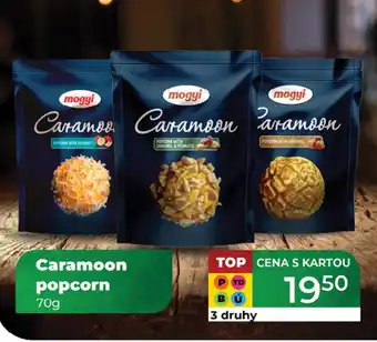 Tamda Foods Caramoon popcorn nabídka