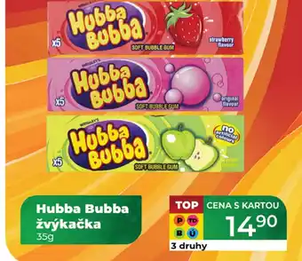 Tamda Foods Hubba Bubba žvýkačka nabídka