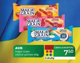 Tamda Foods AVK Major Grain obilná tyčinka 40g nabídka