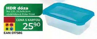 Tamda Foods HDR dóza 1ks 2,5'L 25,5x16.5cm obdélníková Polar Frost nabídka