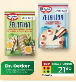 Tamda Foods Dr. Oetker Želatina na ztužení krémů, na vaj. tlačenku a aspiky nabídka