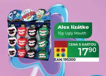 Tamda Foods Alex lízátko 15g Ugly Mouth nabídka