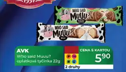 Tamda Foods AVK Who said Muuu? oplatková tyčinka nabídka