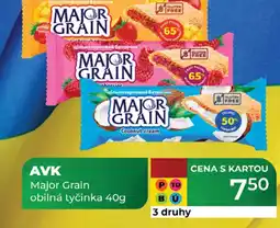 Tamda Foods AVK Major Grain obilná tyčinka nabídka