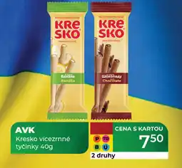 Tamda Foods AVK Kresko vícezrnné tyčinky nabídka