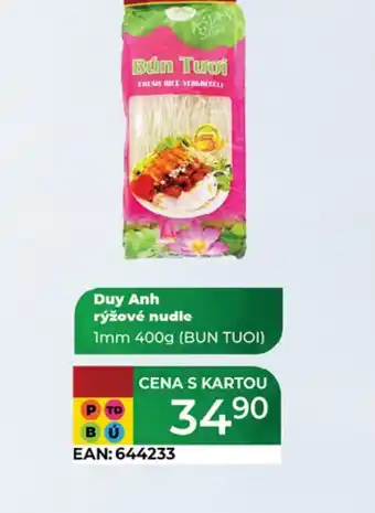 Tamda Foods Duy Anh rýžové nudle nabídka