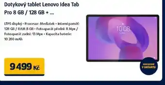 Datart Dotykový tablet Lenovo Idea Tab Pro 8 GB / 128 GB + nabídka