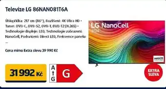 Datart Televize LG 86NAN081T6A nabídka