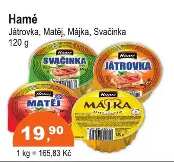 COOP DISKONT Hamé Játrovka, Matěj, Májka, Svačinka nabídka