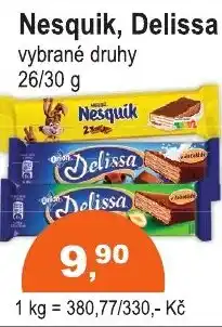 COOP DISKONT Nesquik, Delissa nabídka