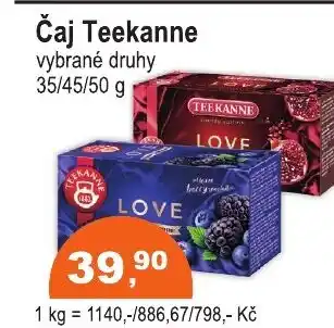 COOP DISKONT Čaj Teekanne nabídka