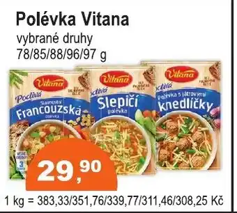 COOP DISKONT Polévka Vitana nabídka