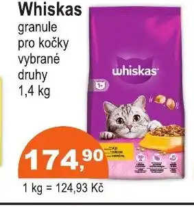 COOP DISKONT Whiskas granule pro kočky nabídka