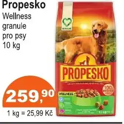 COOP DISKONT Propesko Wellness granule pro psy nabídka