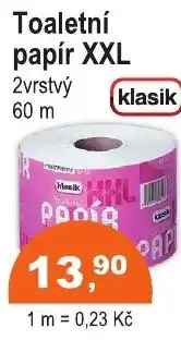 COOP DISKONT Toaletní papír XXL nabídka