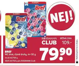 Rossmann Bref wc blok nabídka