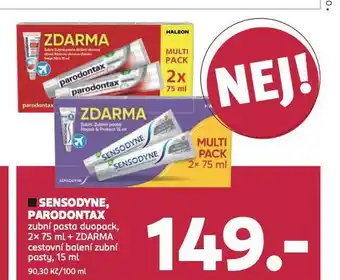 Rossmann Sensodyne zubní pasta nabídka