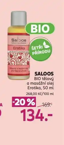 Rossmann Sallos bio tělový a masážní olej nabídka