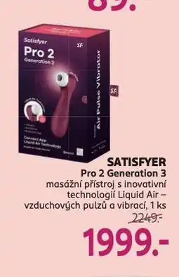 Rossmann Satisfyer masážní přístroj nabídka