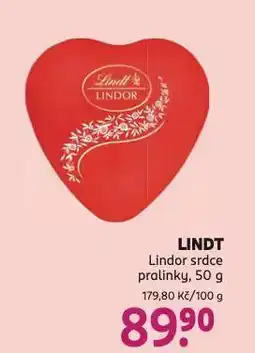 Rossmann Lindt srdce pralinky nabídka