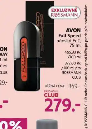 Rossmann Avon full speed nabídka