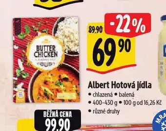 Albert Hotová jídla nabídka