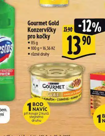 Albert Gourmet gold konzervy pro kočky nabídka