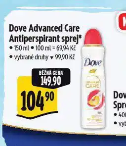 Albert Dove antiperspirant nabídka