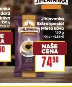 Billa Jihlavanka extra speciál mletá káva nabídka