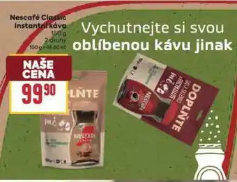 Billa Nescafé classic instantní káva nabídka