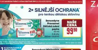 Billa Sensodyne dětská zubní pasta nabídka