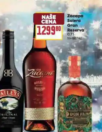 Billa Zacapa solera gran reserva nabídka