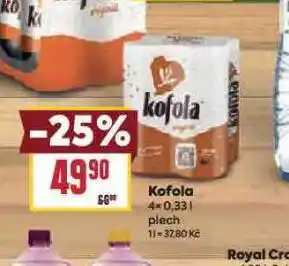 Billa Kofola 4pack nabídka