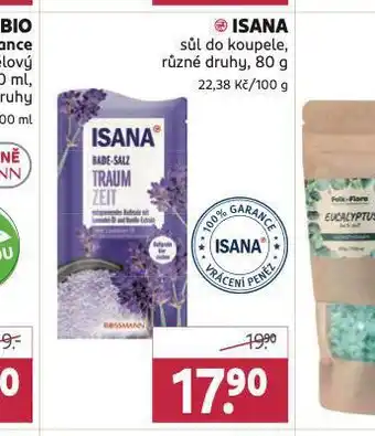 Rossmann Isana sůl do koulele nabídka