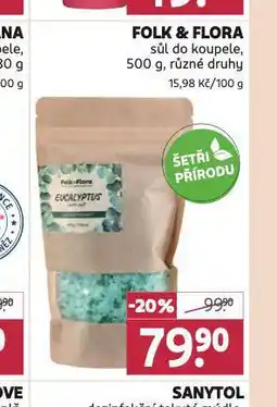 Rossmann Folk & flora sůl do koupele nabídka