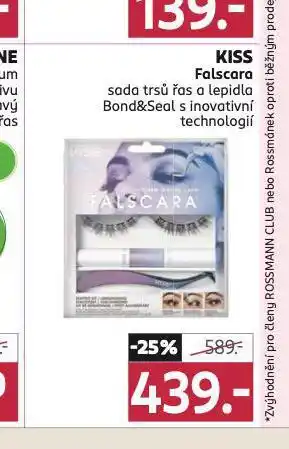 Rossmann Kiss sada trsů řas a lepidla nabídka