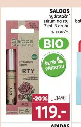 Rossmann Saloos hydratačné sérum na rty nabídka