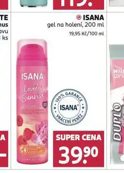 Rossmann Isana gel na holení nabídka