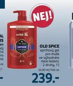 Rossmann Old spice sprchový gel nabídka