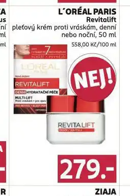 Rossmann Loreal paris revitalift pleťový krém nabídka