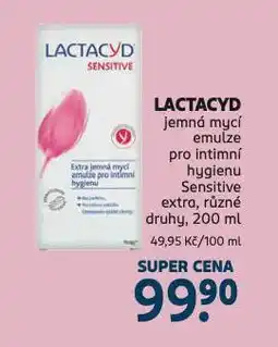 Rossmann Lactacyd jemná mycí emulze nabídka