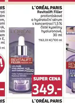 Rossmann Loreal paris revitalift filler sérum nabídka