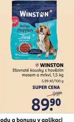 Rossmann Winston šťavnaté kousky pro psy nabídka