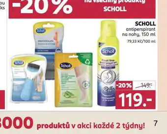 Rossmann Scholl antiperspiranty na nohy nabídka