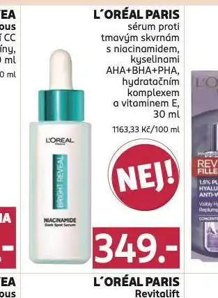 Rossmann Loreal paris sérum nabídka