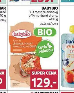 Rossmann Babybio masozeleninový příkrm nabídka