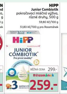 Rossmann Hipp junior combiotik nabídka