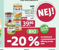 Rossmann Hipp bio masozeleninový příkrm nabídka