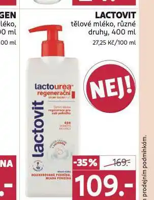 Rossmann Lactovit tělové mléko nabídka